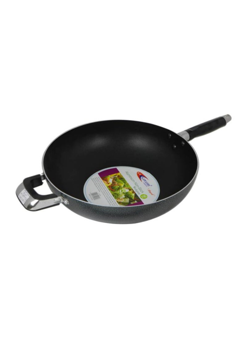 Kawashi Royal Aluminium Wokpan With Handle Size 30Cm