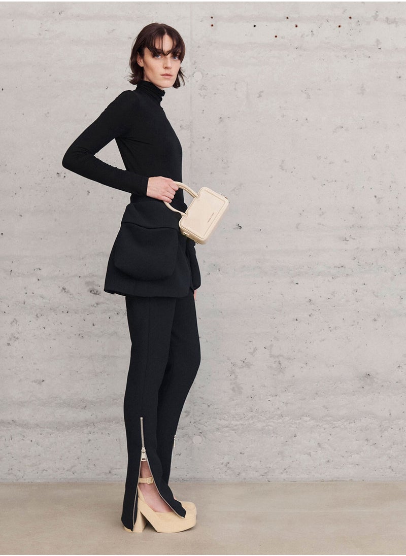 Charles & Keith Perline Extended Top Handle Bag