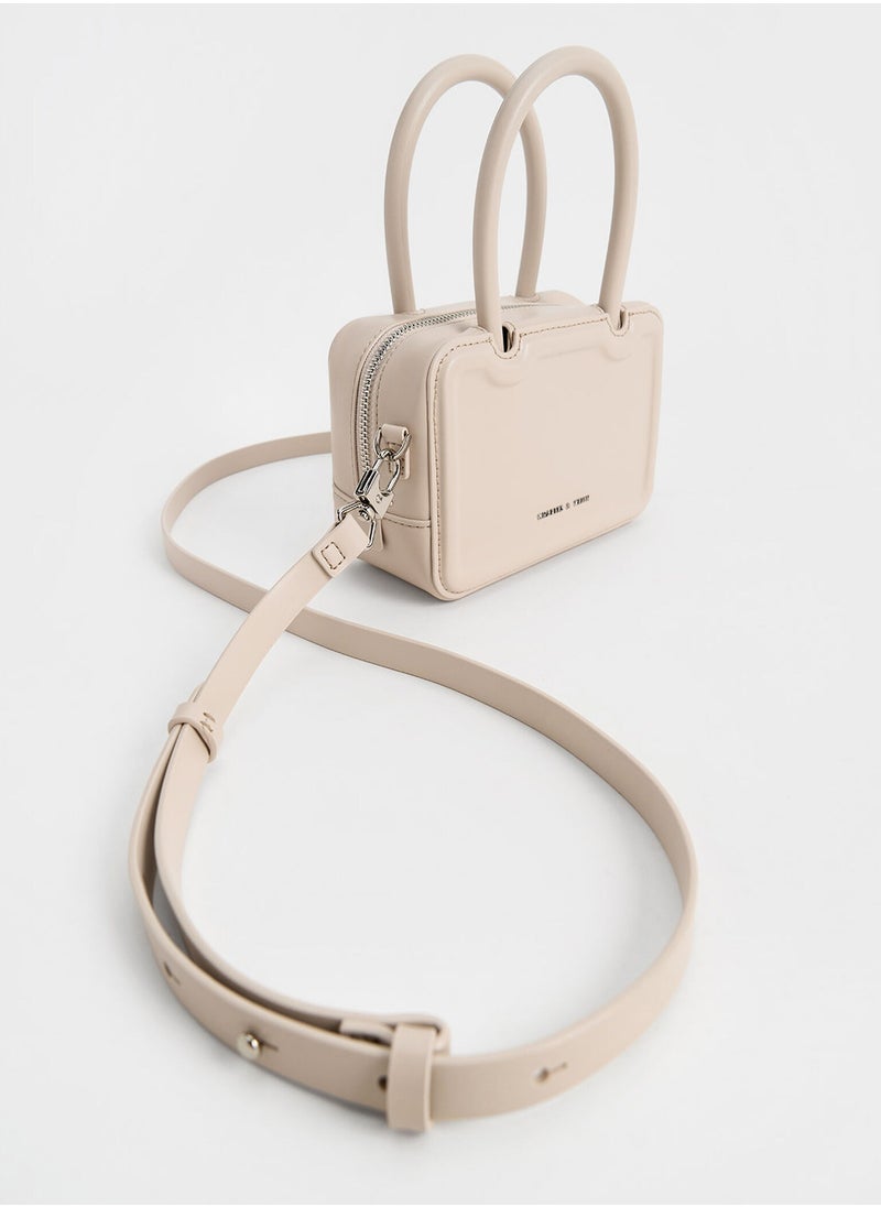 Charles & Keith Perline Extended Top Handle Bag