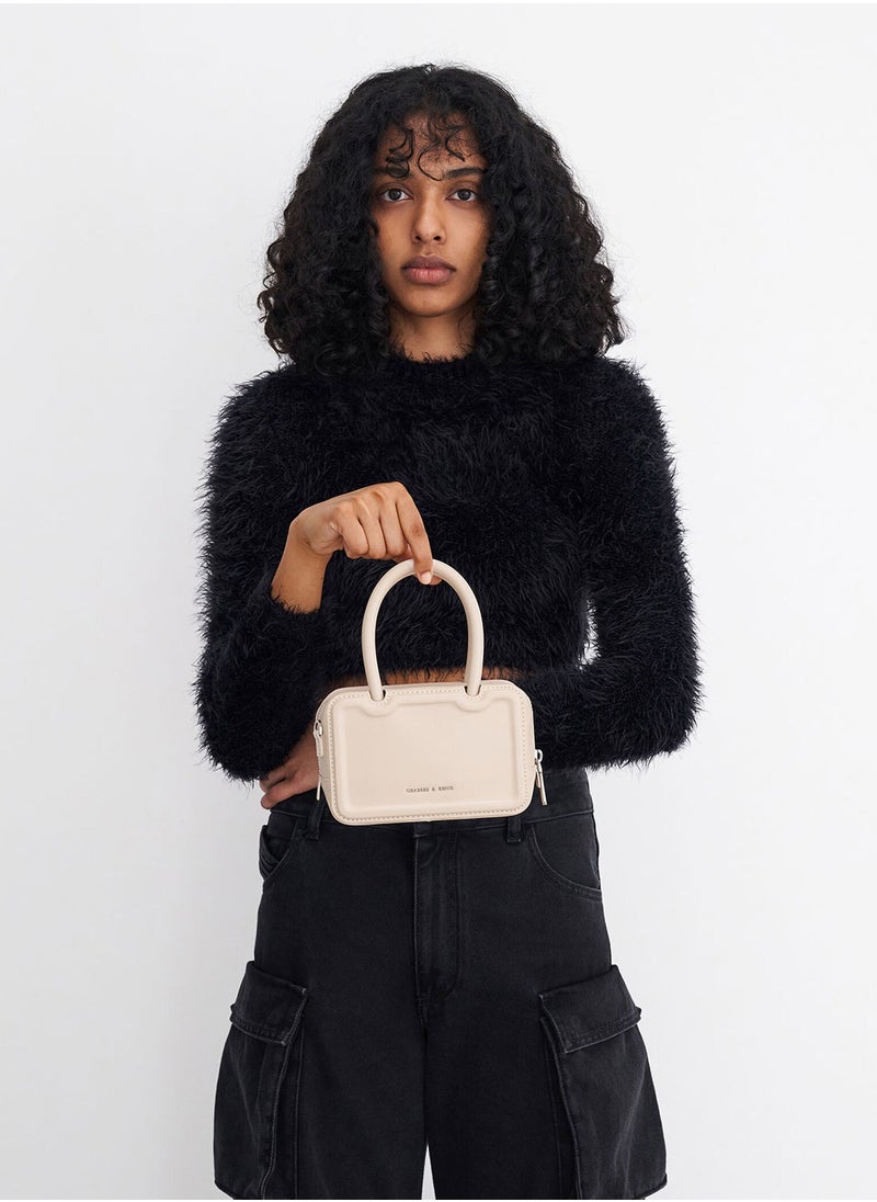 Charles & Keith Perline Extended Top Handle Bag