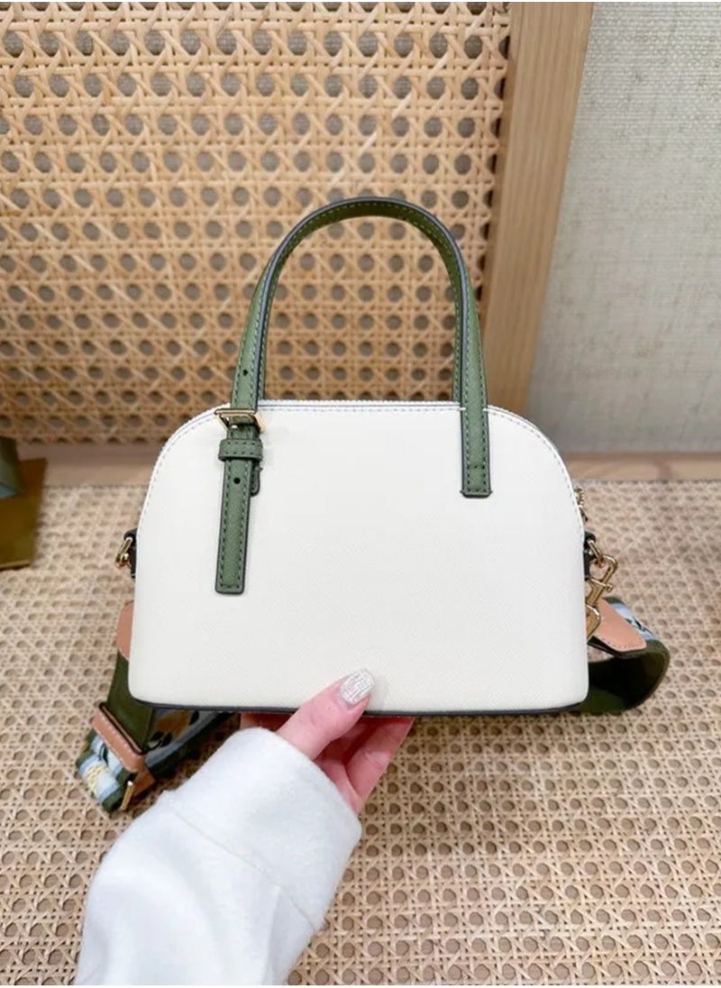 Emerson Simple Adjustable Detachable Shoulder Strap Leather Shell Bag Shoulder Handbag