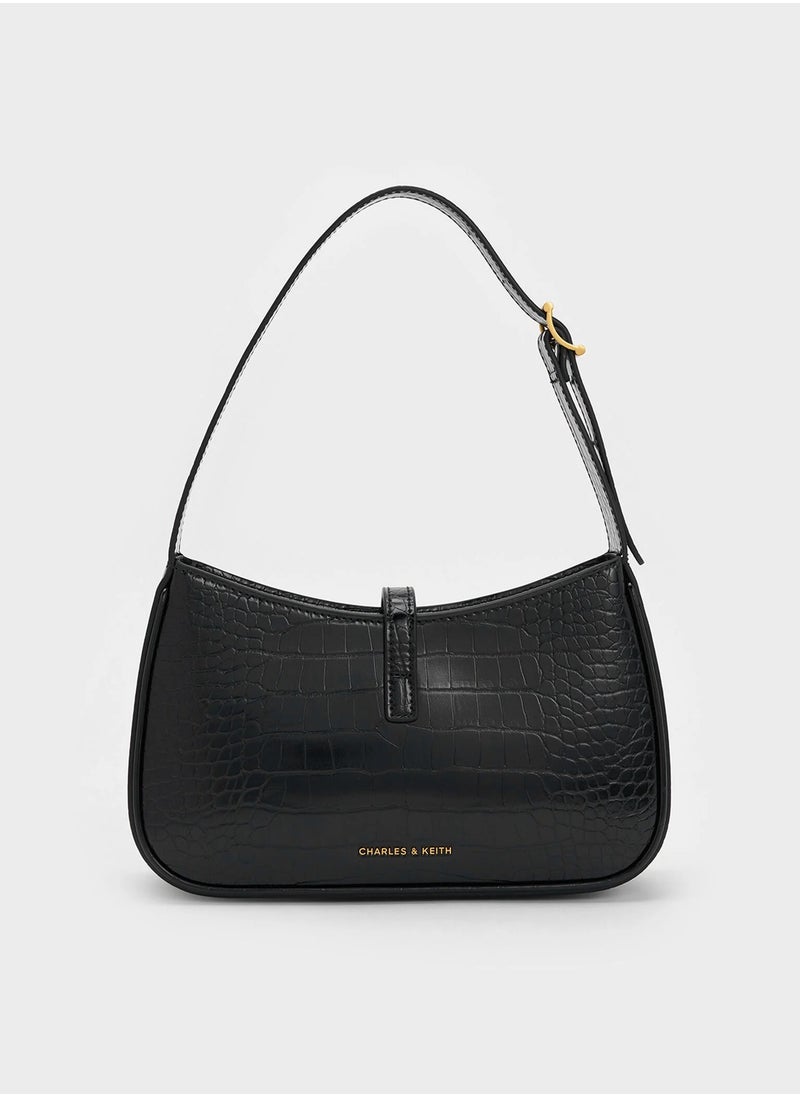 esia Metallic Accent Shoulder Bag
