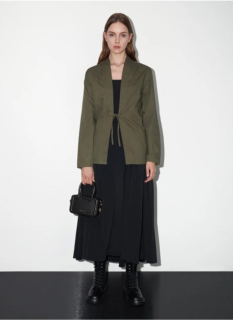 Charles & Keith Perline Extended Top Handle Bag