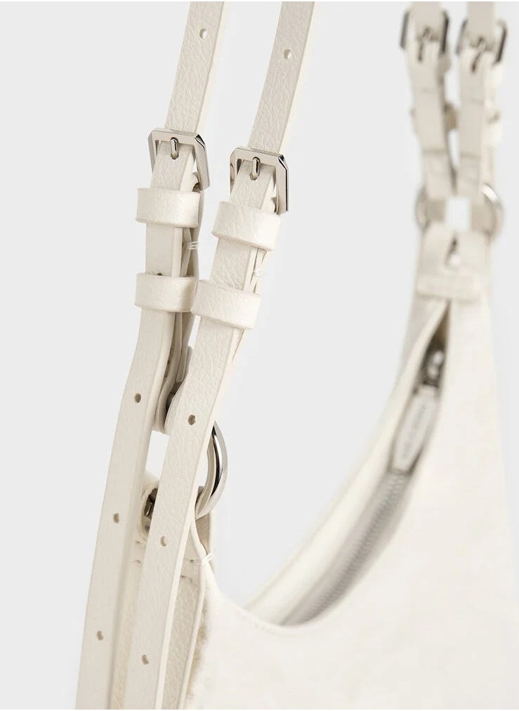 Charles & Keith Lark wrinkled hobo bag