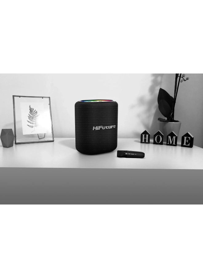 Vocalist 100 Premium Wireless Bluetooth Speaker with Microphone, Black Color