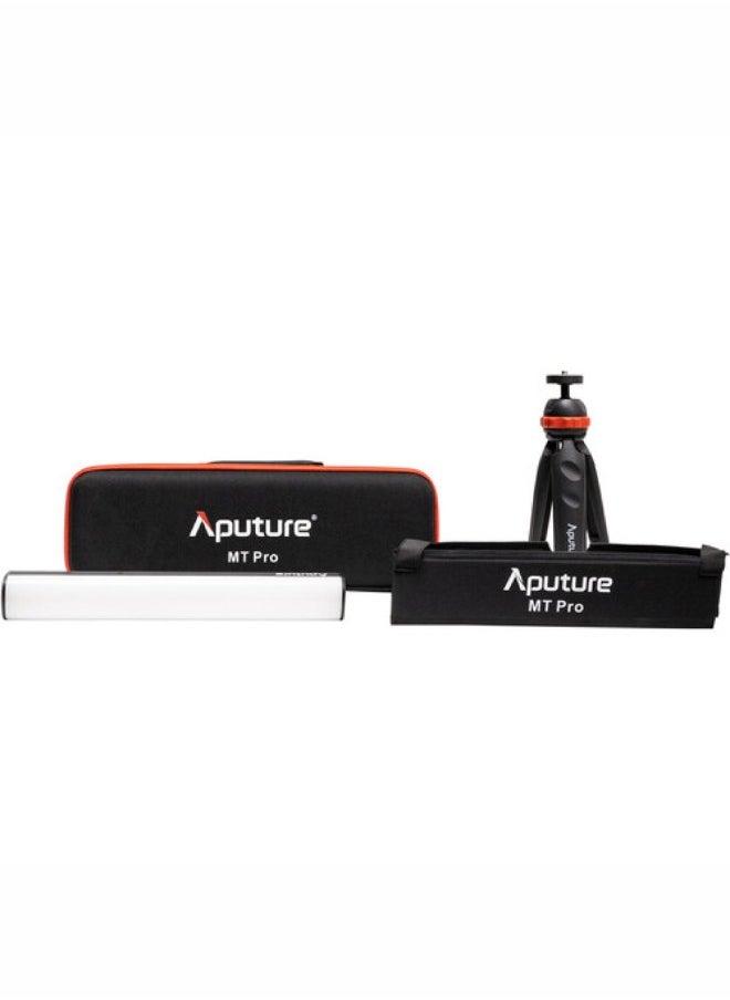 Aputure MT Pro RGB LED Tube Light – 1-Foot Full-Color LED Tube with Pixel Control, 36 Lighting Effects, Built-in Battery, and Sidus Link App Support