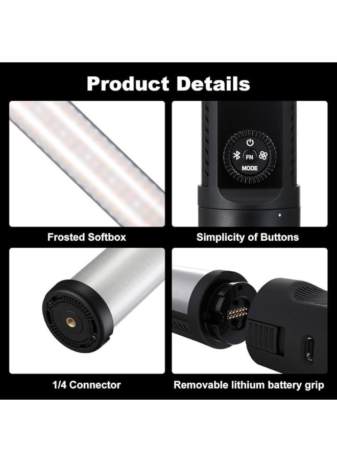 Godox LC500 Mini Bi-Color LED Light Stick – 18-Inch Handheld LED Wand with Adjustable Color Temperature, Built-in Battery, and Soft Lighting for Photography and Video Production