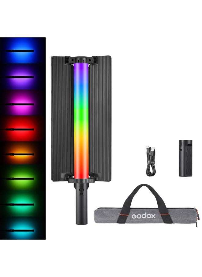 Godox LC500 Mini Bi-Color LED Light Stick – 18-Inch Handheld LED Wand with Adjustable Color Temperature, Built-in Battery, and Soft Lighting for Photography and Video Production