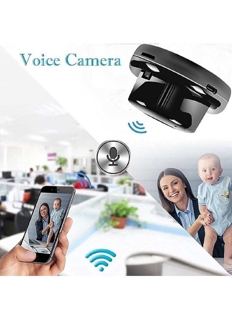 AUSHA®WiFi Camera, HD 1080P Wireless WiFi Portable Camera with Night Vision and Motion Detection, with Remote Viewing and Loop Recording for Indoor Outdoor Home Securi