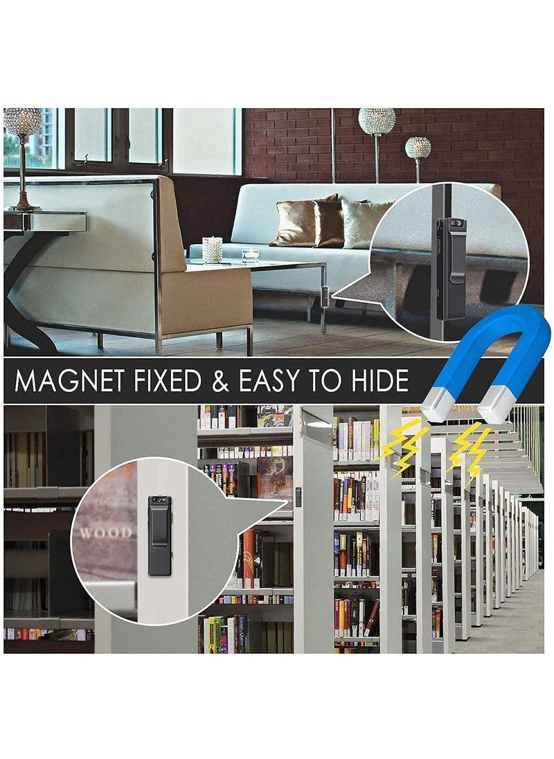 A3 Mini Body Camera Wireless 1080p Security Wearable HD 1080p Video Audio Recorder Night Lamp Motion Activated Indoor Outdoor Security Portable Camera