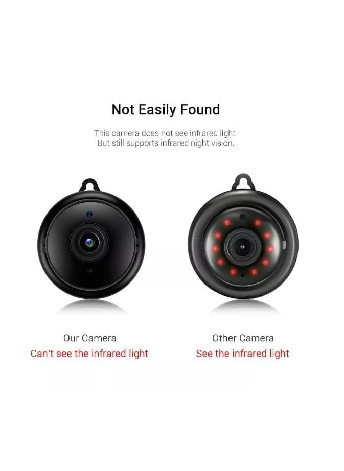 CUTECH V380 Mini Wi-Fi IP Wireless Camera, Panoramic Mini Lenc Full HD Live Recording, Motion Detection, 2 Way Communication, Supports Upto 64 GB Card (IP Camera)