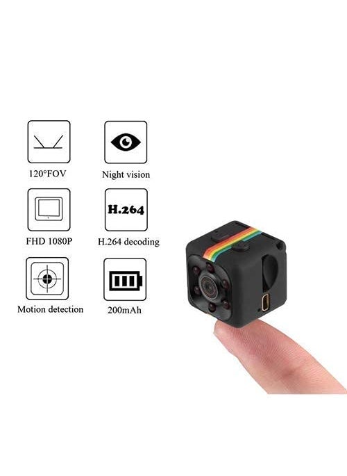 AUSHA® HD 960P Camcorder Sports DV Video Recorder Cameras with Night Vision & Motion Detection Security Camera，for Drones, FPV, Home and Office Surveillance (C11 Security Camera)