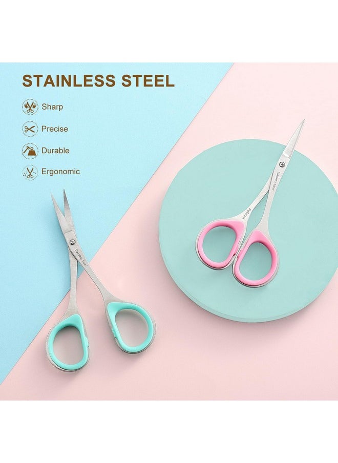 مجموعة مقصات مانيكير وباديكير متعددة الأغراض من بافاسون، مصنوعة من الفولاذ المقاوم للصدأ، للعناية بالأظافر والبشرة الجافة.