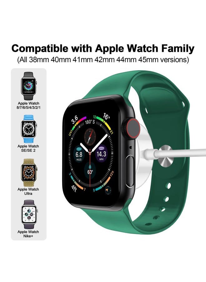 𝟐𝟎𝟐𝟓 𝐔𝐩𝐠𝐫𝐚𝐝𝐞𝐝 for Apple Watch Charger Magnetic Fast Charging Cable [Portable] Magnetic Wireless Charging Compatible with iWatch Series Ultra/9/8/7/6/SE/SE2/5/4/3/2-[1.6FT] White