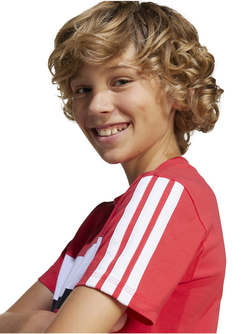Youth Seasonal Essentials Tiberio 3 Stripes T-Shirt