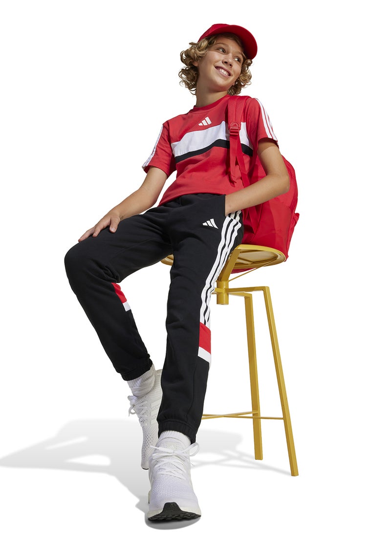 Youth Seasonal Essentials Tiberio 3 Stripes T-Shirt