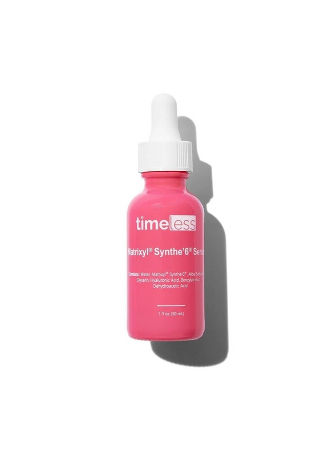 Timeless Skin Care Matrixyl Synthe’6 Serum - Face Serum for Skin Care - Matrixyl Serum with Hyaluronic Acid for Skin Hydration - Personal Care Skin Serum - 1 oz
