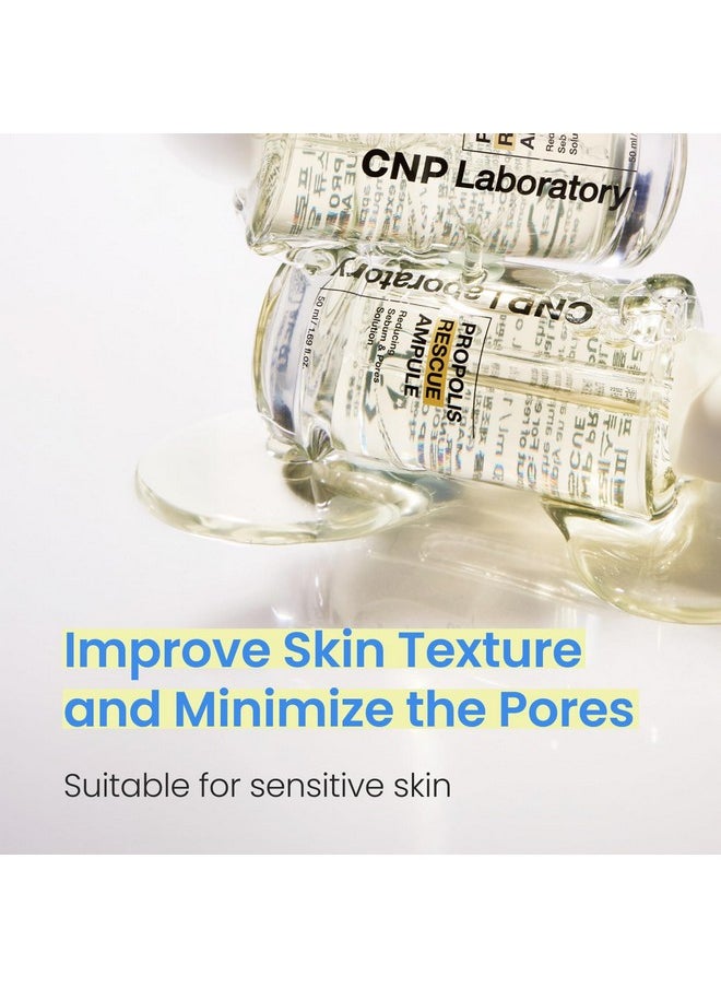 CNP Rescue+Propolis Serum - Niacinamide with IP-BHA for Dry & Sensitive Skin, Soothing, Hydrating, Minimizing Pores, Lightweight Essence for Glass Skin, Gifts for Women, Korean Skin Care