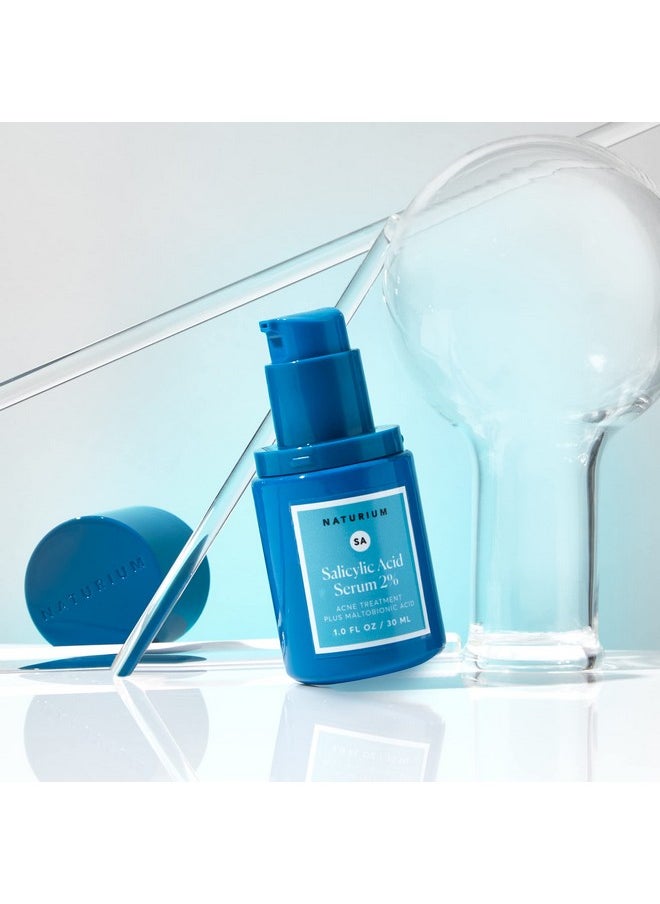 Naturium Salicylic Acid Serum 2%, Plus Maltobionic Acid, Blemish Treatment, 1.0 oz