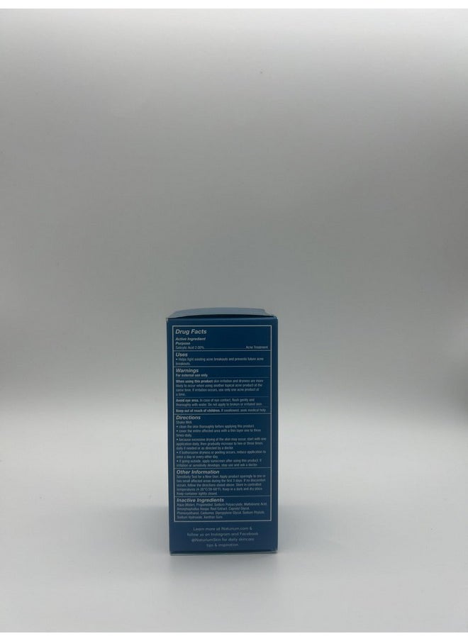 Naturium Salicylic Acid Serum 2%, Plus Maltobionic Acid, Blemish Treatment, 1.0 oz