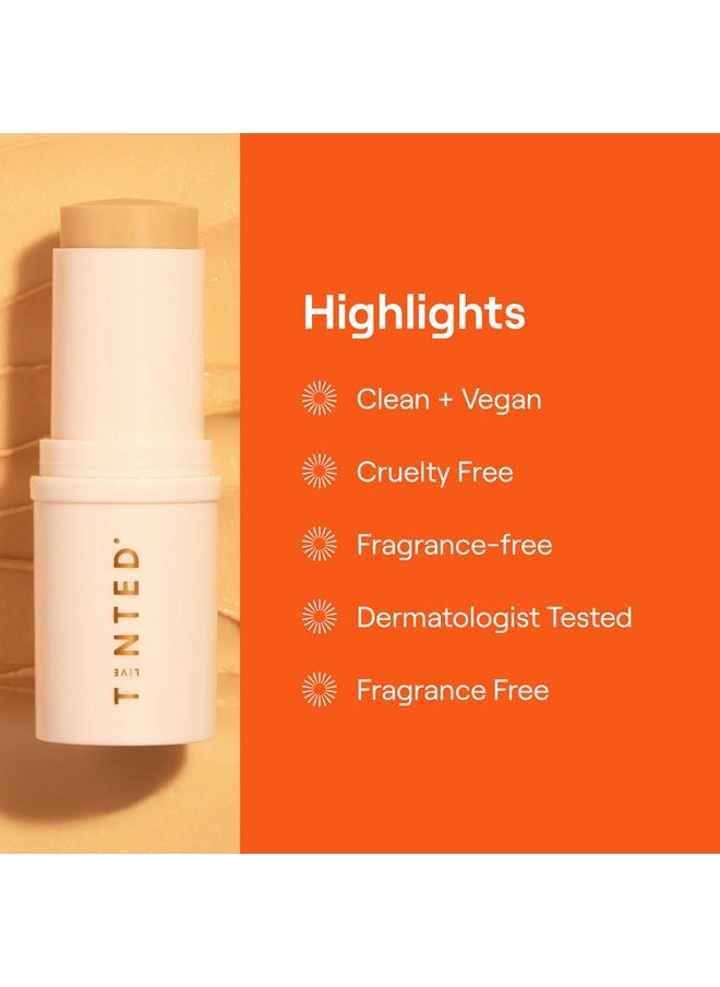 Live Tinted Superhue Hyperpigmentation Serum Stick Mini - Balm-to-Serum Stick For Face & Body - Skin Care with Niacinamide & Vitamin C, Facial Serum Stick for Dark Spots, 0.23 oz