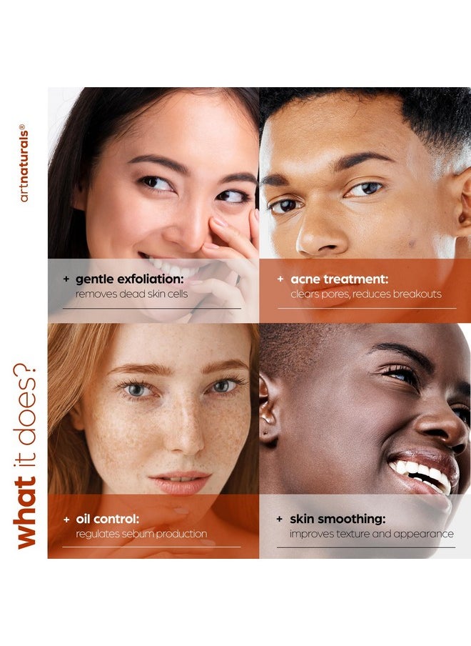 artnaturals Salicylic acid Serum - Advanced Serum with 2% BHA - Helps control oil production- Pore Reducer - 1 oz