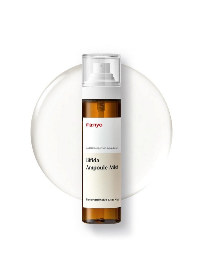 MANYO FACTORY Bifida Ampoule Mist 4.0 fl oz (120ml) Facial Mist with PHA, Long Lasting, Nourishing for Men and Women, Clean K-Beauty