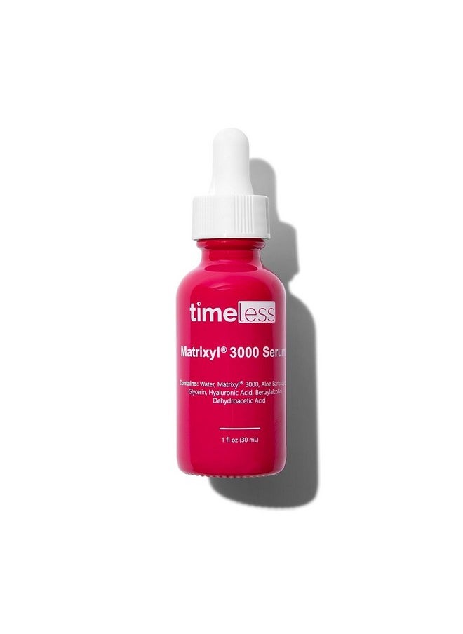 Timeless Skin Care Matrixyl 3000 Serum - Personal Care Face Serum Supports Hydration - Matrixyl Serum with Hyaluronic Acid - Fragrance-Free Serum for Skin Care - 1 oz