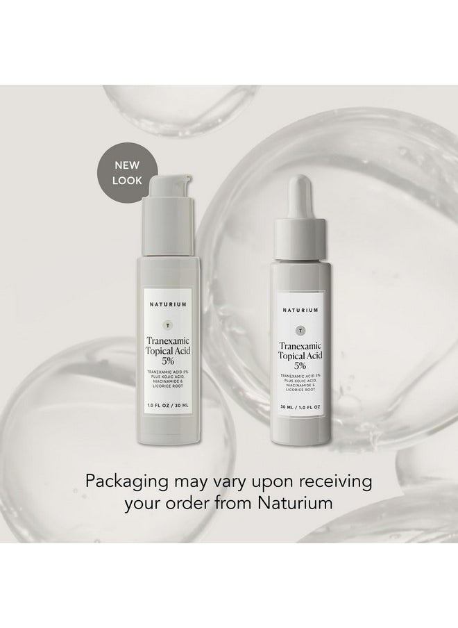 Naturium Tranexamic Topical Acid 5%, Face & Skin Care, with Kojic Acid, Niacinamide & Licorice Root, 1 oz