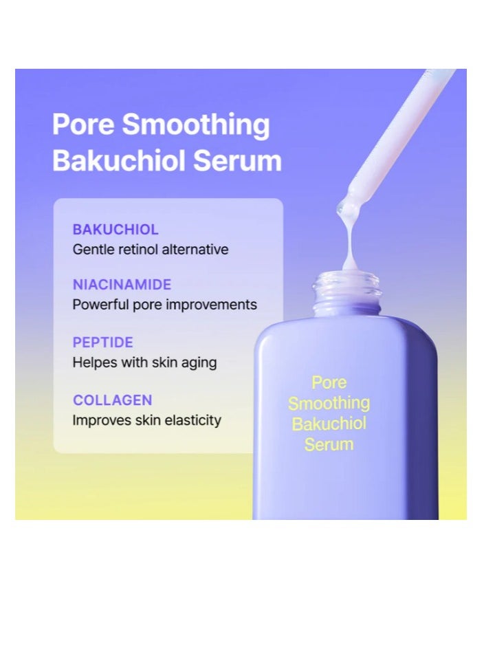 By Wishtrend Pore Smoothing Bakuchiol Serum,  Powerful Pore Care, Niacinamide, Peptide, Collagen