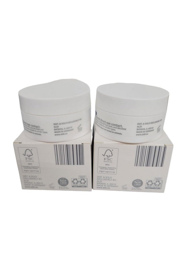 Lacura Q10 Anti-Wrinkle 1.7oz Day & 1.7oz Night Face Cream Moisturizer with Bioflavonoid and Retinol Complex Set - All Skin Types. Dermatologist Tested European Skincare.