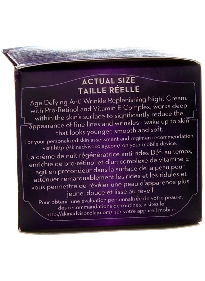 Olay Anti Wrnkle Nght Crm Size 2z Olay Age Defying Anti Wrinkle Night Cream 2z