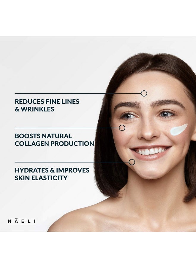 Retinoid Cream - 4.25% Retinol Night Moisturizer for Face & Neck with Collagen, Peptides & Hyaluronic Acid - Anti Aging Wrinkle Cream, Improves Skin Tone & Texture, 1.4 oz