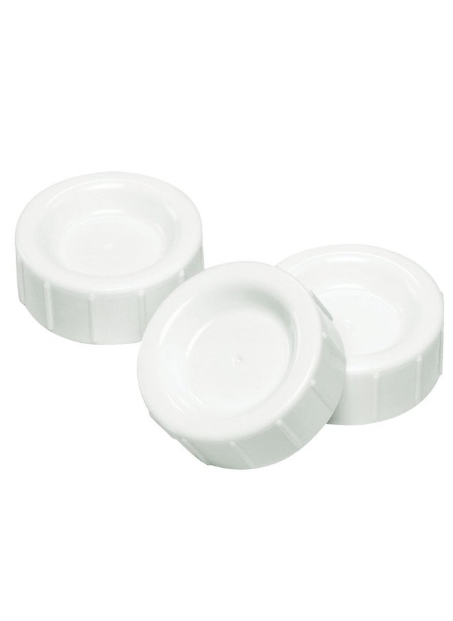 Dr. Brown's Travel and Storage Baby Bottle Caps for Natural Flow and Options+ Baby Bottles - 3-Pack - Narrow
