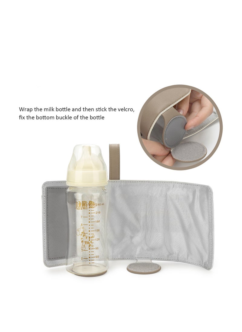 1 Pcs Portable Bottle Warmer with 2A USB Wall Charger 3 Temperature Control Baby for Breastmilk Or Formula Travel and Other Outdoor Activities