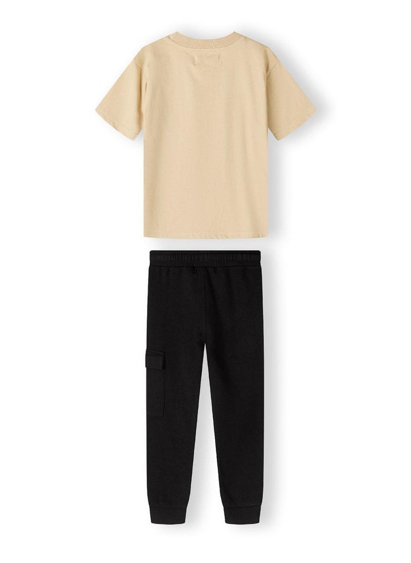 Kids Boys  Short Sleeve T-Shirt And Joggers Set