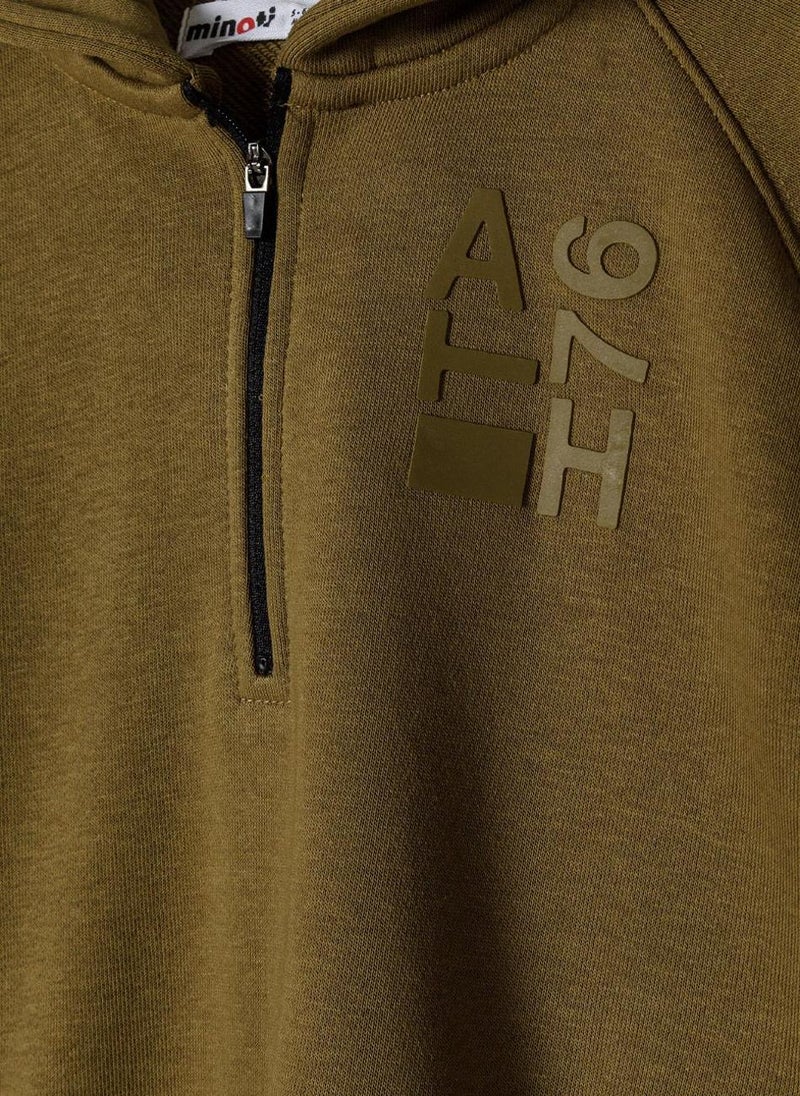 Kids Boys  Half Zip Hoodie And Joggers Set