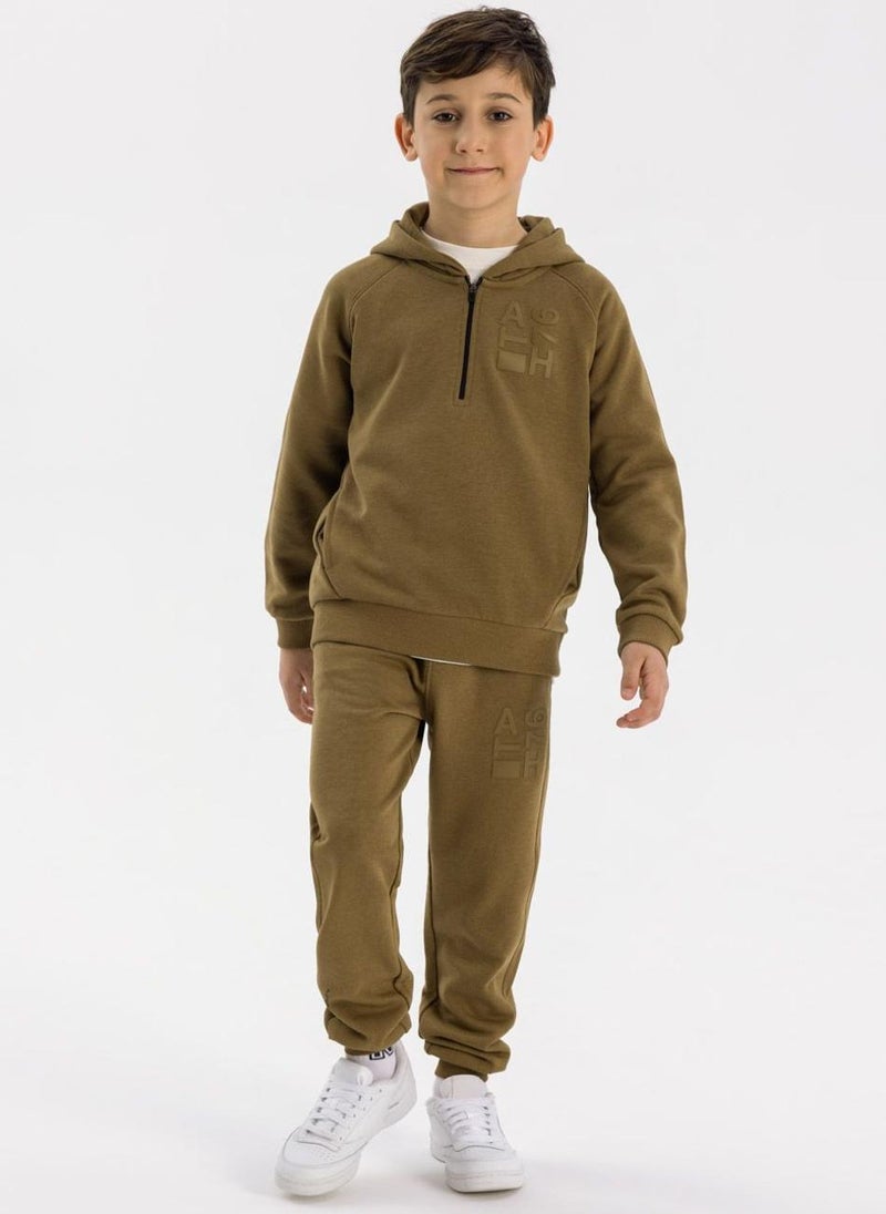 Kids Boys  Half Zip Hoodie And Joggers Set