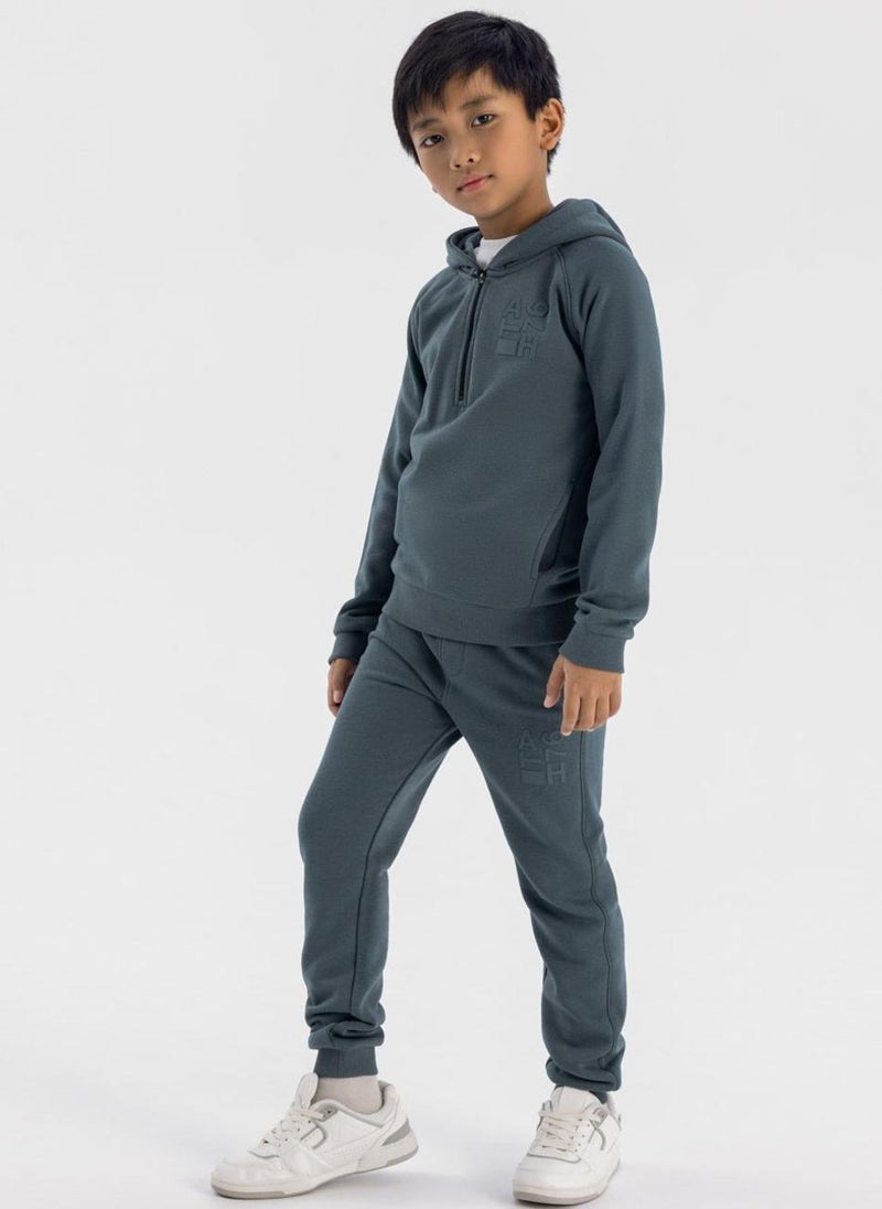 Teen Boys Half Zip Hoodie and Joggers Set