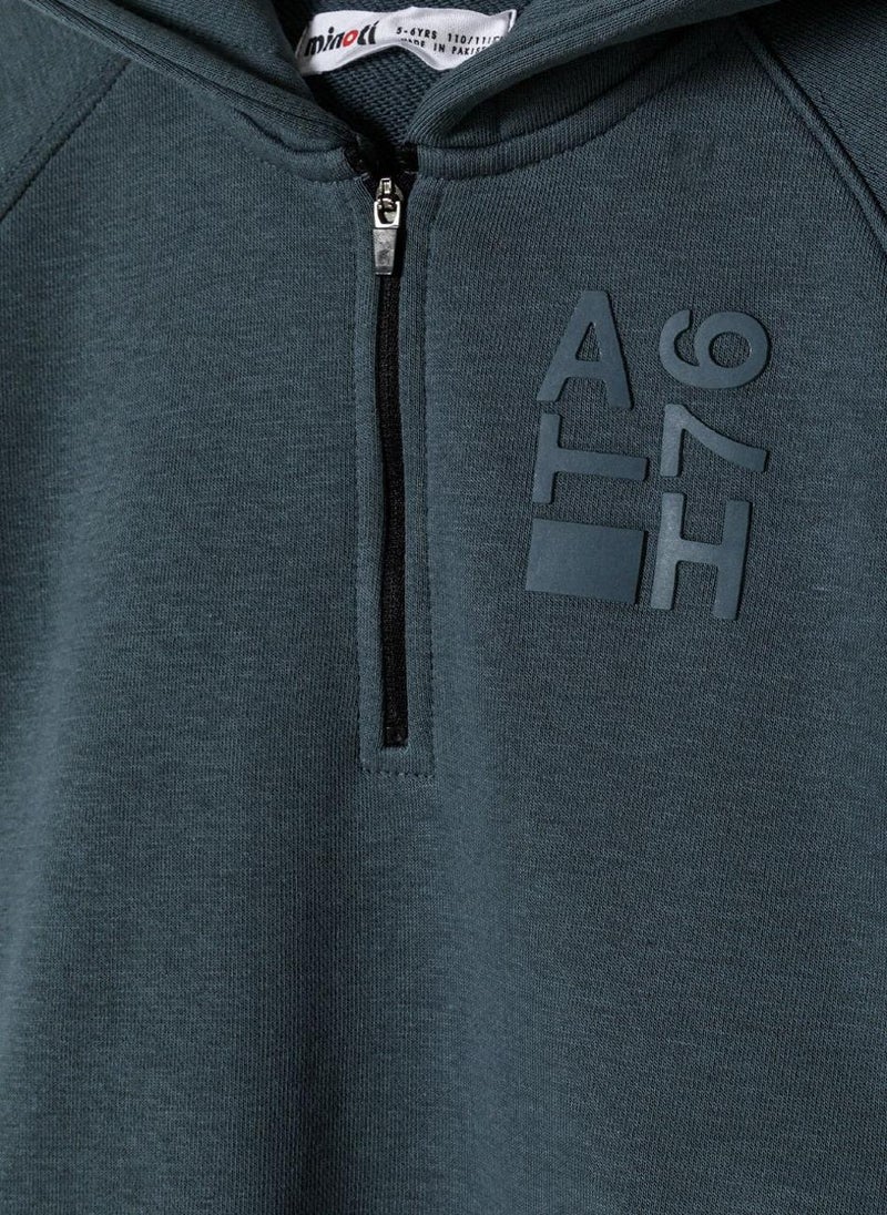 Teen Boys Half Zip Hoodie and Joggers Set