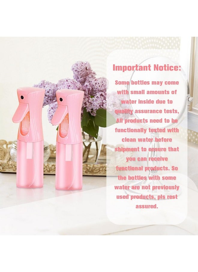 زجاجات رذاذ فارغة من ليفلاي، زجاجة رذاذ مستمرة للشعر، زجاجة رذاذ ماء قابلة لإعادة التعبئة، للعناية بالبشرة، استحمام الحيوانات الأليفة، الزراعة، السفر، المنزل والتنظيف (وردي)