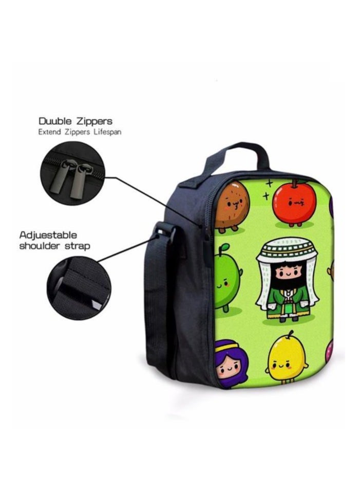 Cartoon three-piece schoolbag with zipper - 329