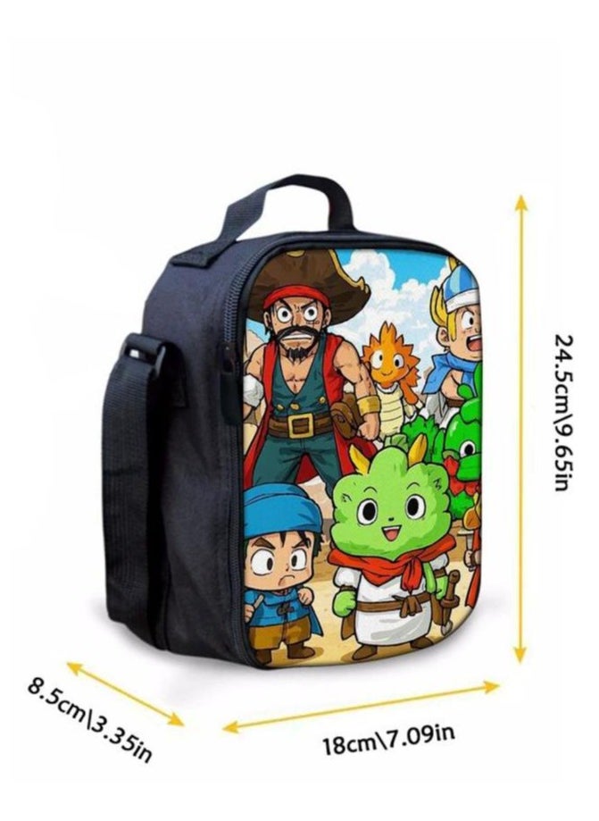 Cartoon three-piece schoolbag with zipper - 331