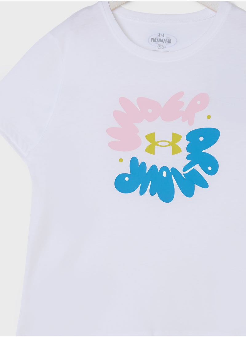 Youth Bubble Wordmark T-Shirt