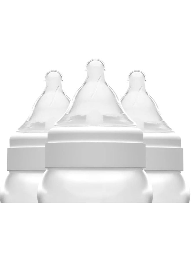 Evenflo Balance Plus 3-Pack Wide Neck Bottles - White, one Size