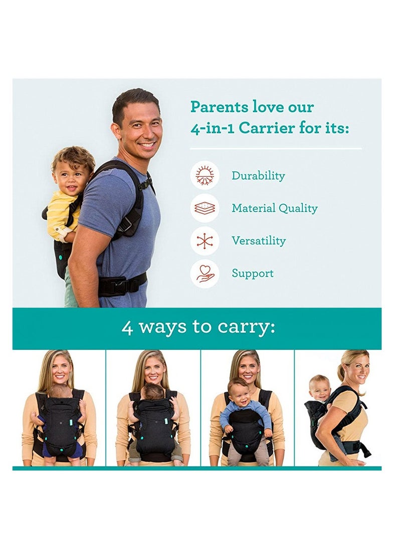 4 in 1 Multifunctional and Comfortable Baby Carrier with Secure Buckles and Adjustable Design, Suitable for New - borns to Free Your Hands