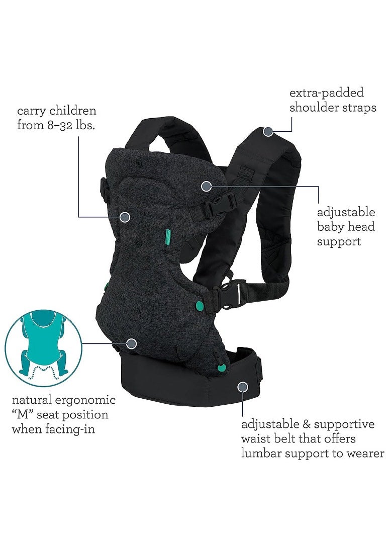 4 in 1 Multifunctional and Comfortable Baby Carrier with Secure Buckles and Adjustable Design, Suitable for New - borns to Free Your Hands