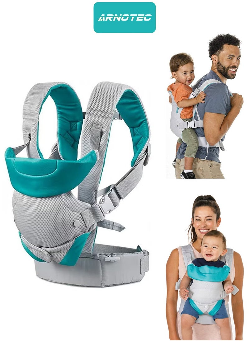 4 in 1 Multifunctional and Comfortable Baby Carrier with Secure Buckles and Adjustable Design, Suitable for New - borns to Free Your Hands