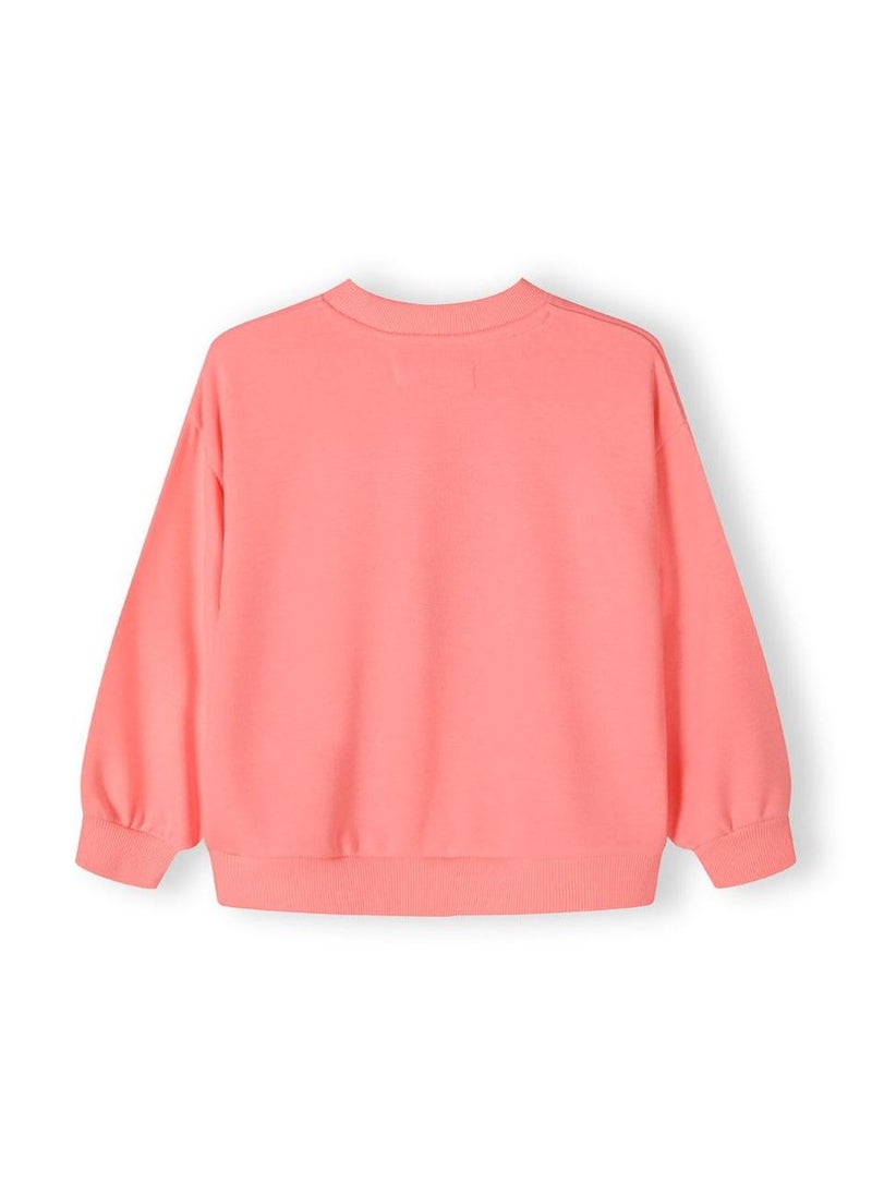 Kids Girls Fleece Crew Neck Sweatshirt