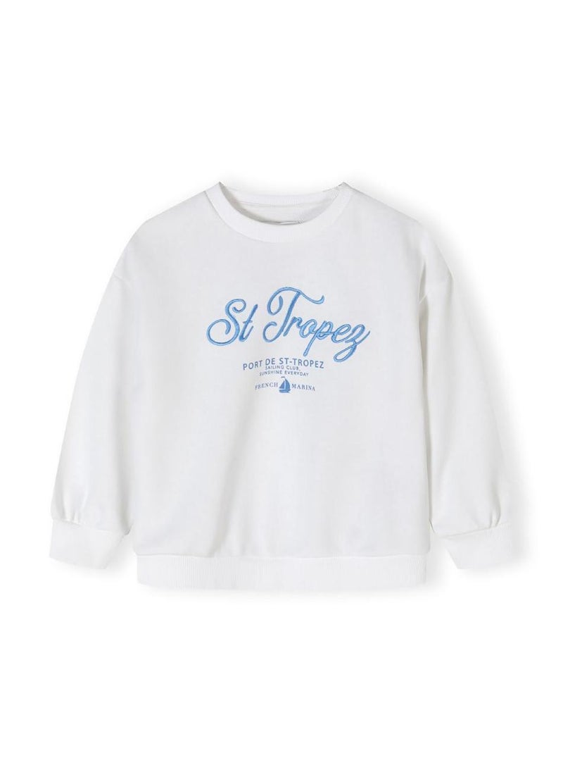 Teen Girls Fleece Crew Neck Sweatshirt